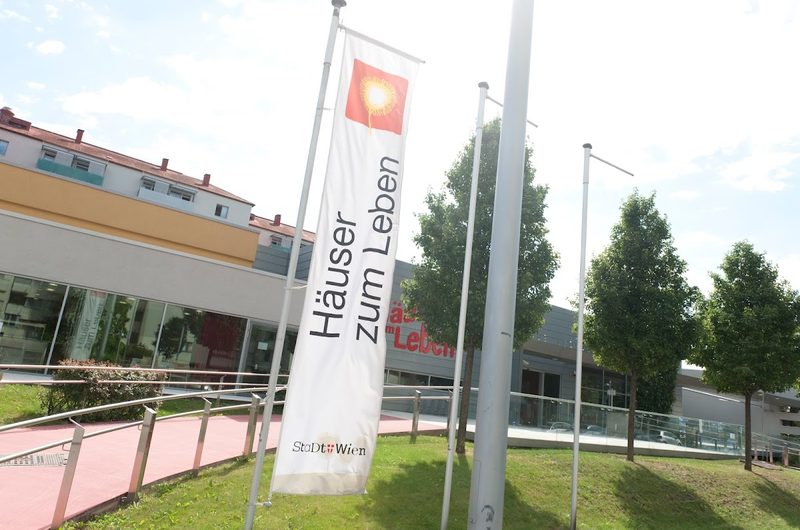 Pflegeheim Haus Leopoldau, Fonds Kuratorium Wiener Pensionisten-Wohnhäuser – Häuser zum Leben – Außenansicht