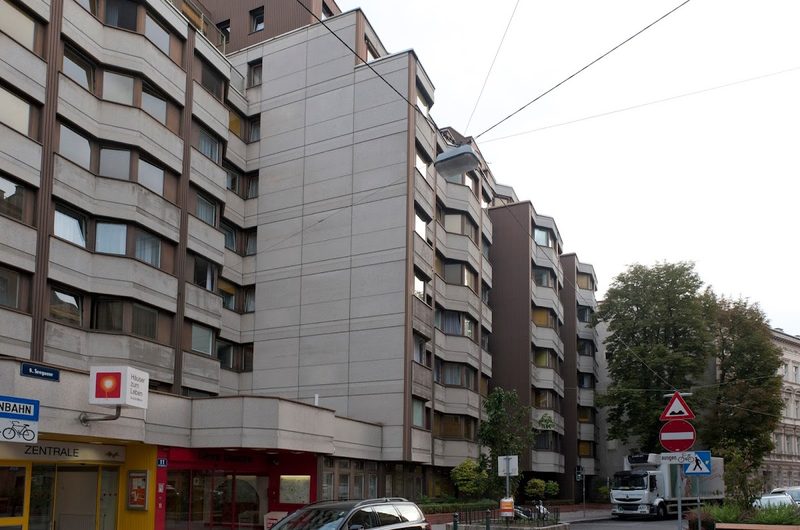 Pflegeheim Haus Rossau, Fonds Kuratorium Wiener Pensionisten-Wohnhäuser – Häuser zum Leben – Außenansicht